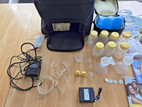 Medela milchpumpe komplett mit - milchpumpe,